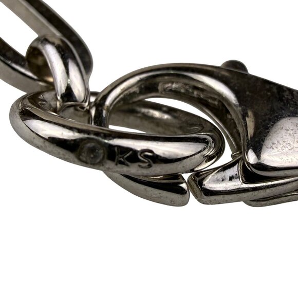 Kendra Scott Womens Silver Tone Chain Necklace With White Stone Pendant - Picture 4 of 6